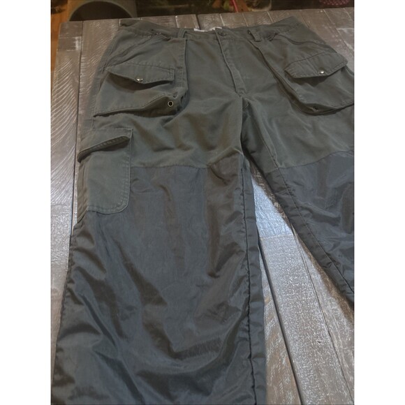 Landing Company Outdoor Cargo Pants Men’s 38 Olive Green Reinforced Nylon - Picture 2 of 7